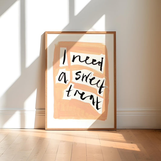 I Need A Sweet Treat Painting Art Print