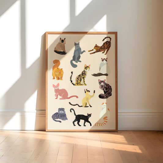 Cat Art Print