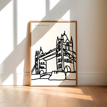 London Tower Bridge Art Print