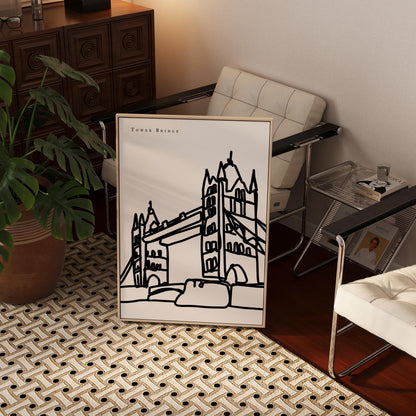 London Tower Bridge Art Print