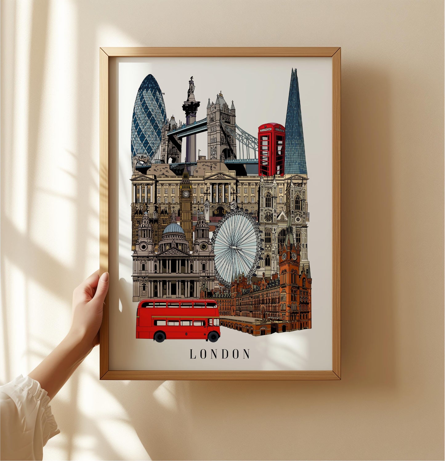 London Landmarks Art Print
