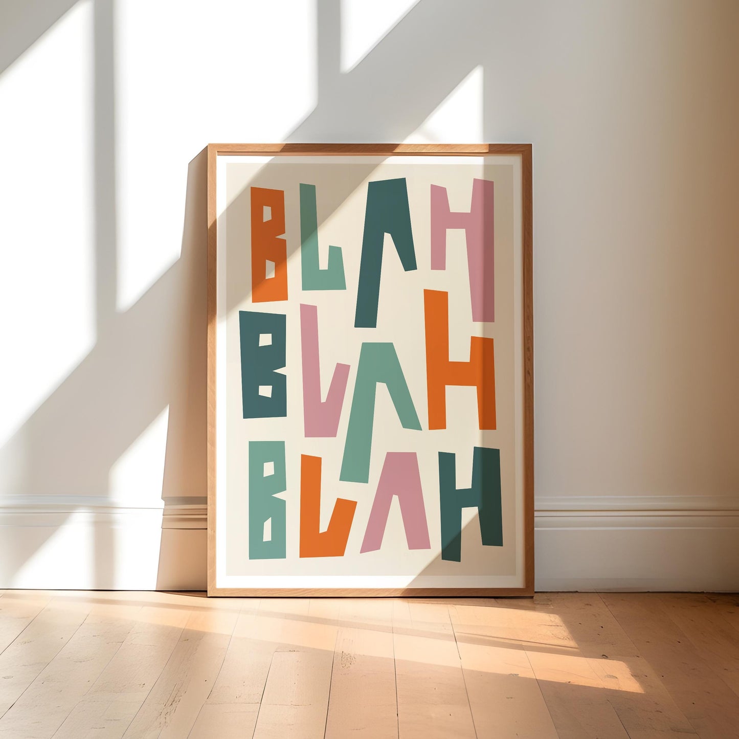 Blah Blah Blah Art Print