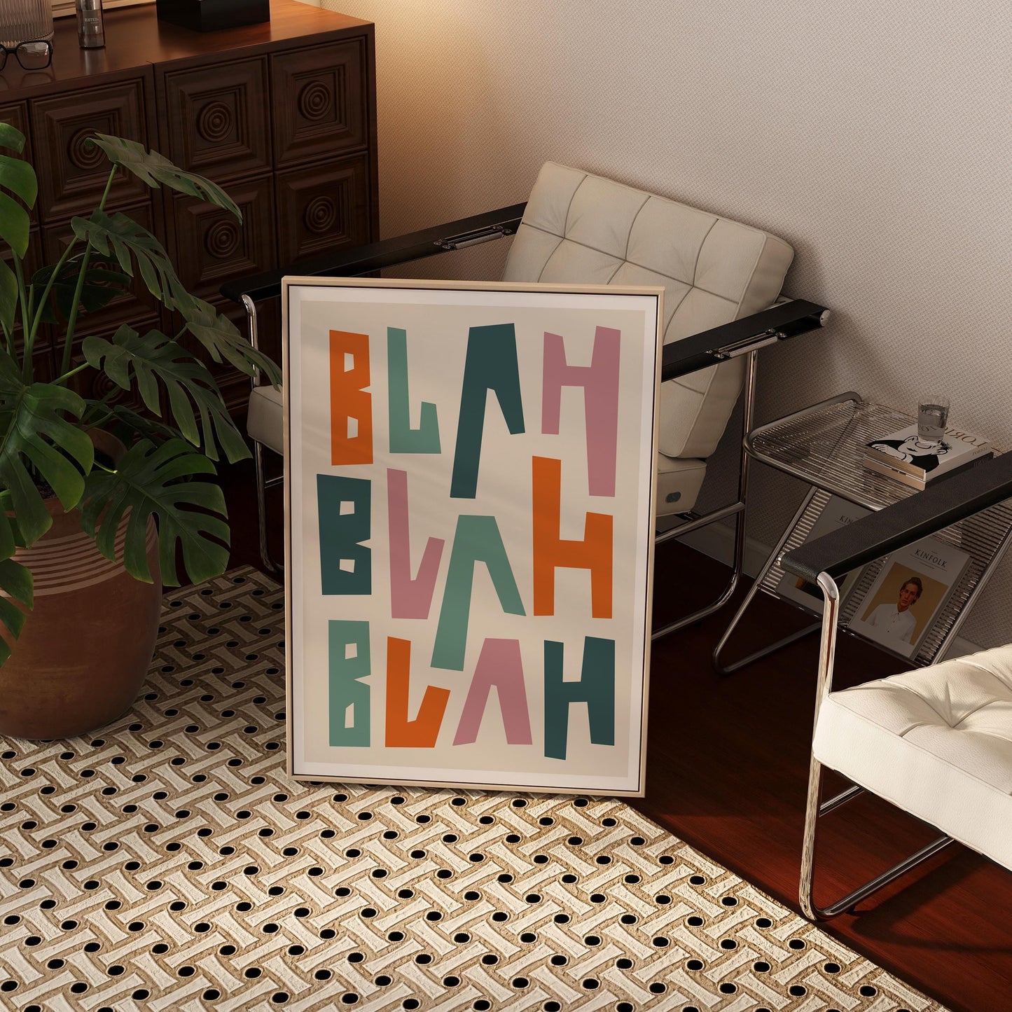 Blah Blah Blah Art Print