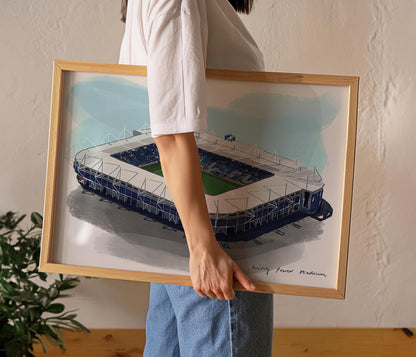King Power Stadium Art Print