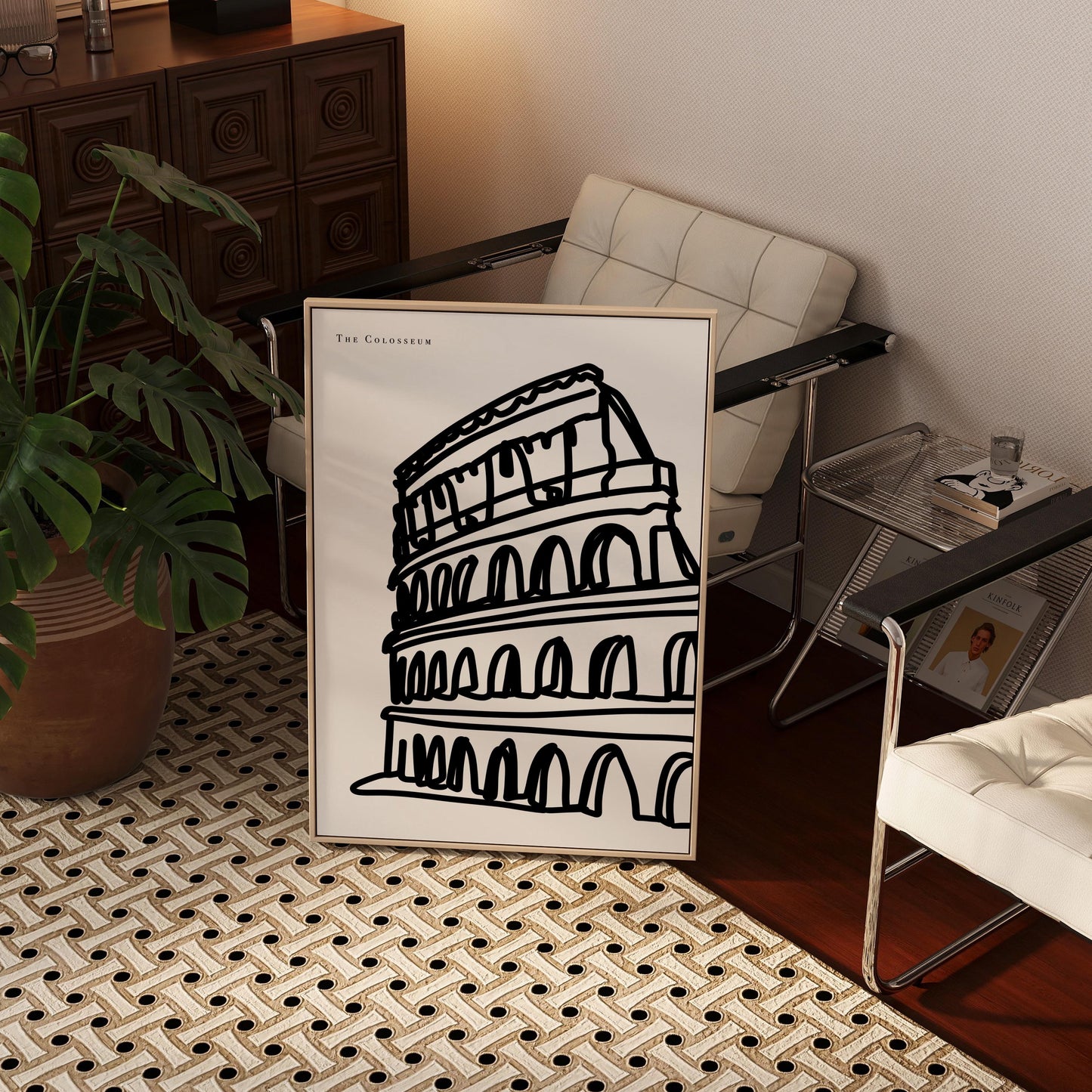 Rome Black and White Art Print