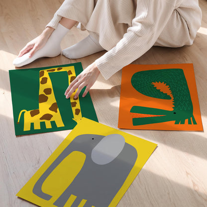 Childrens Wall Art Set of 3