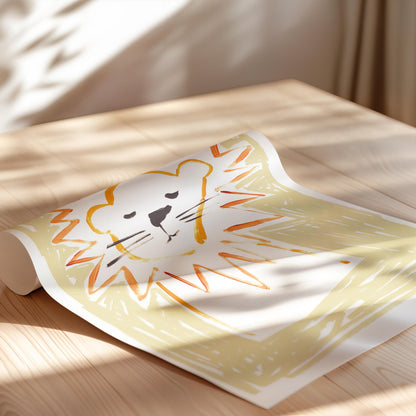Lion Art Print