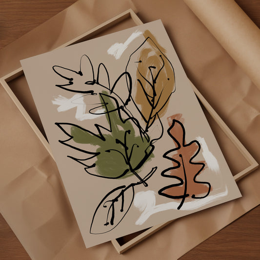 Leaves Art Print