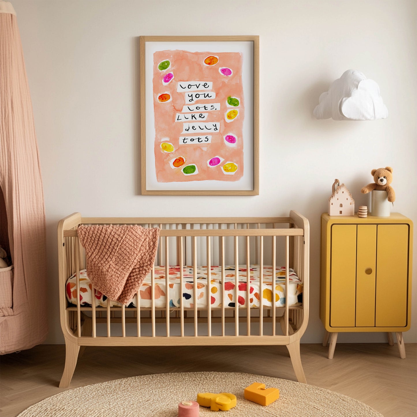 Love You Lots, Like Jelly Tots Art Print