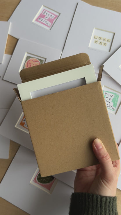 Love Balloon Mini Art Print