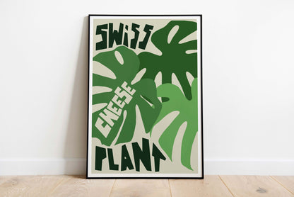Swiss Cheese Plant Art Print