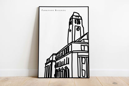 Parkinson Building Leeds University Art Print