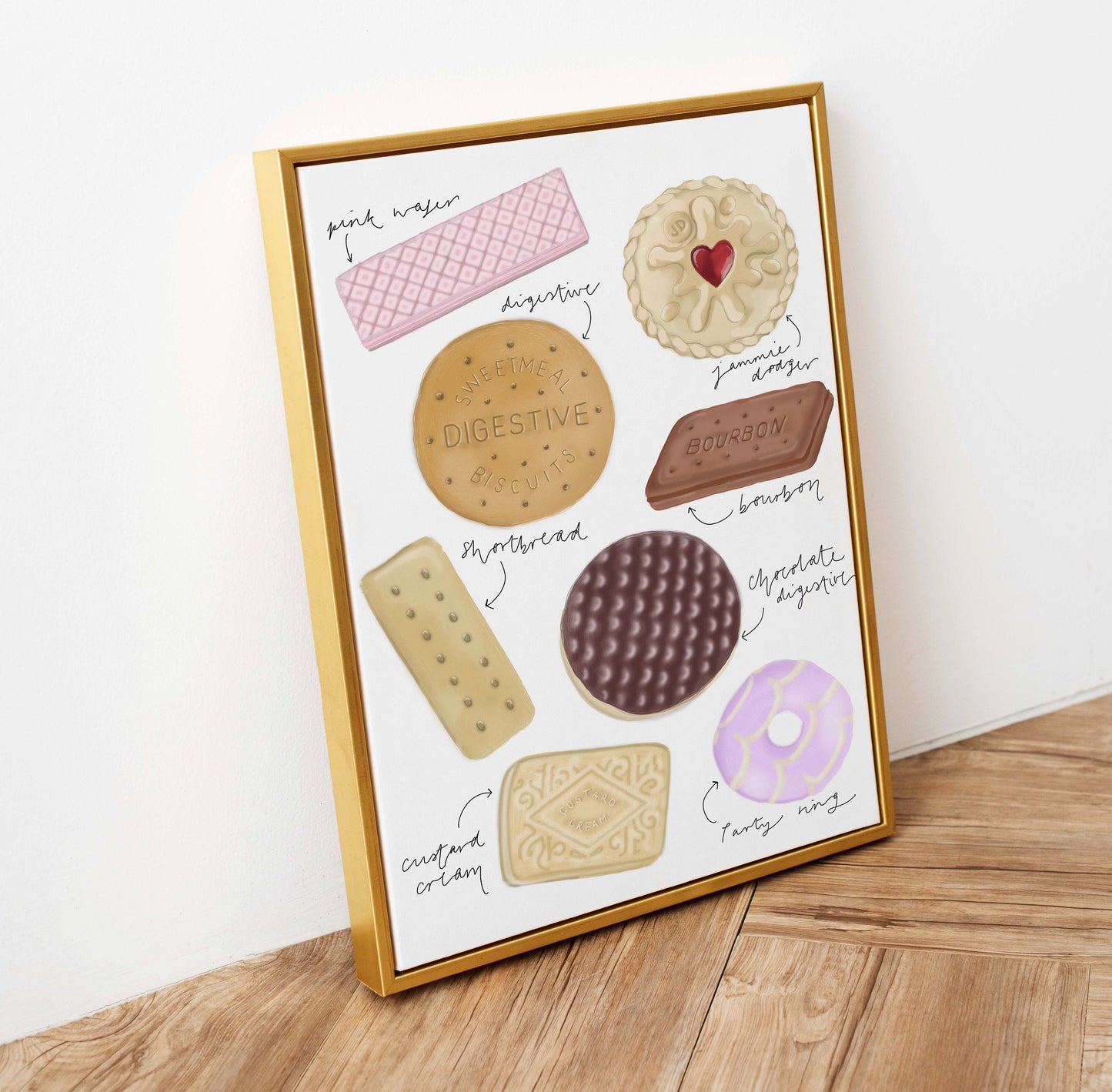 Biscuit Art Print