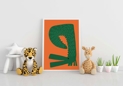 Crocodile Art Print