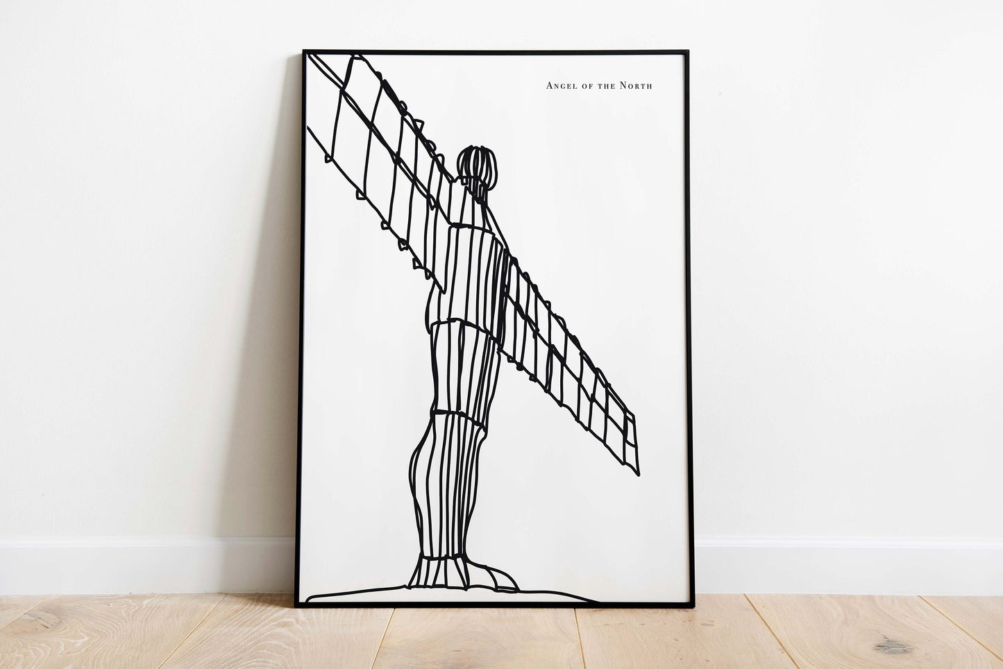 Newcastle Black and White Art Print
