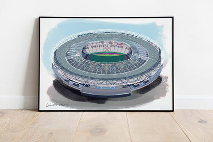 London Stadium Art Print