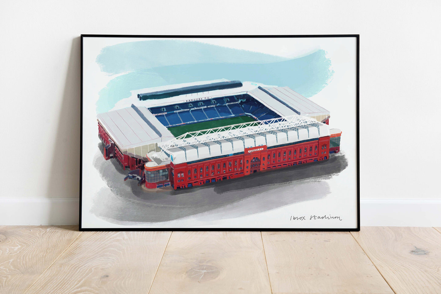 Ibrox Stadium Art Print