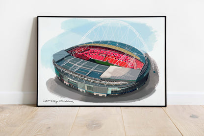 Wembley Stadium Art Print