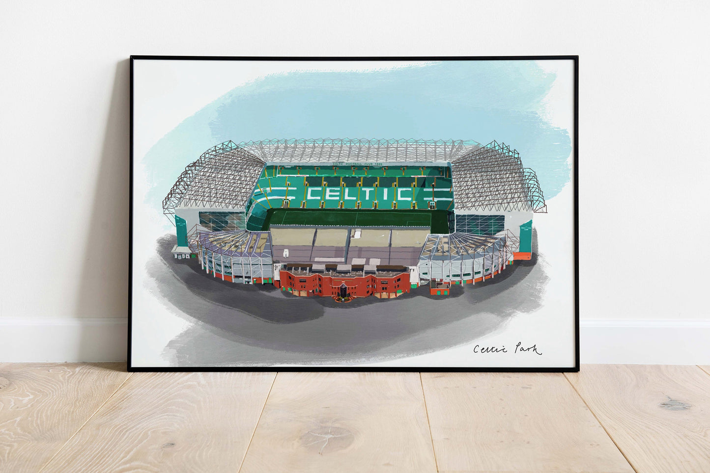 Celtic Park Stadium Art Print