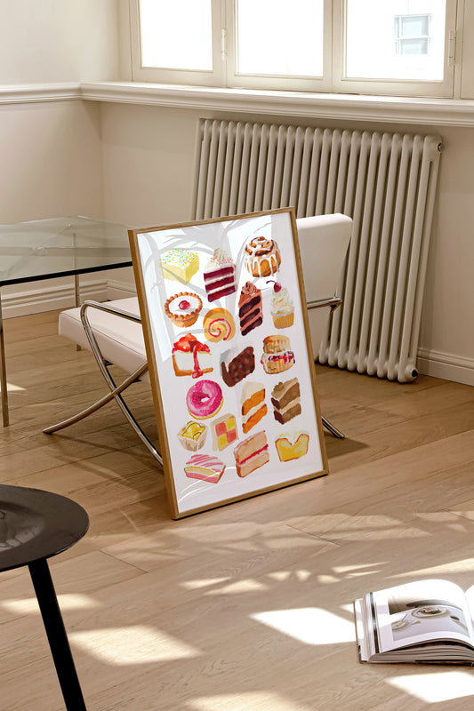 Cake Art Print