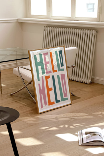 Hello Hello Art Print