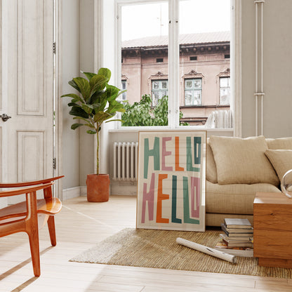 Hello Hello Art Print
