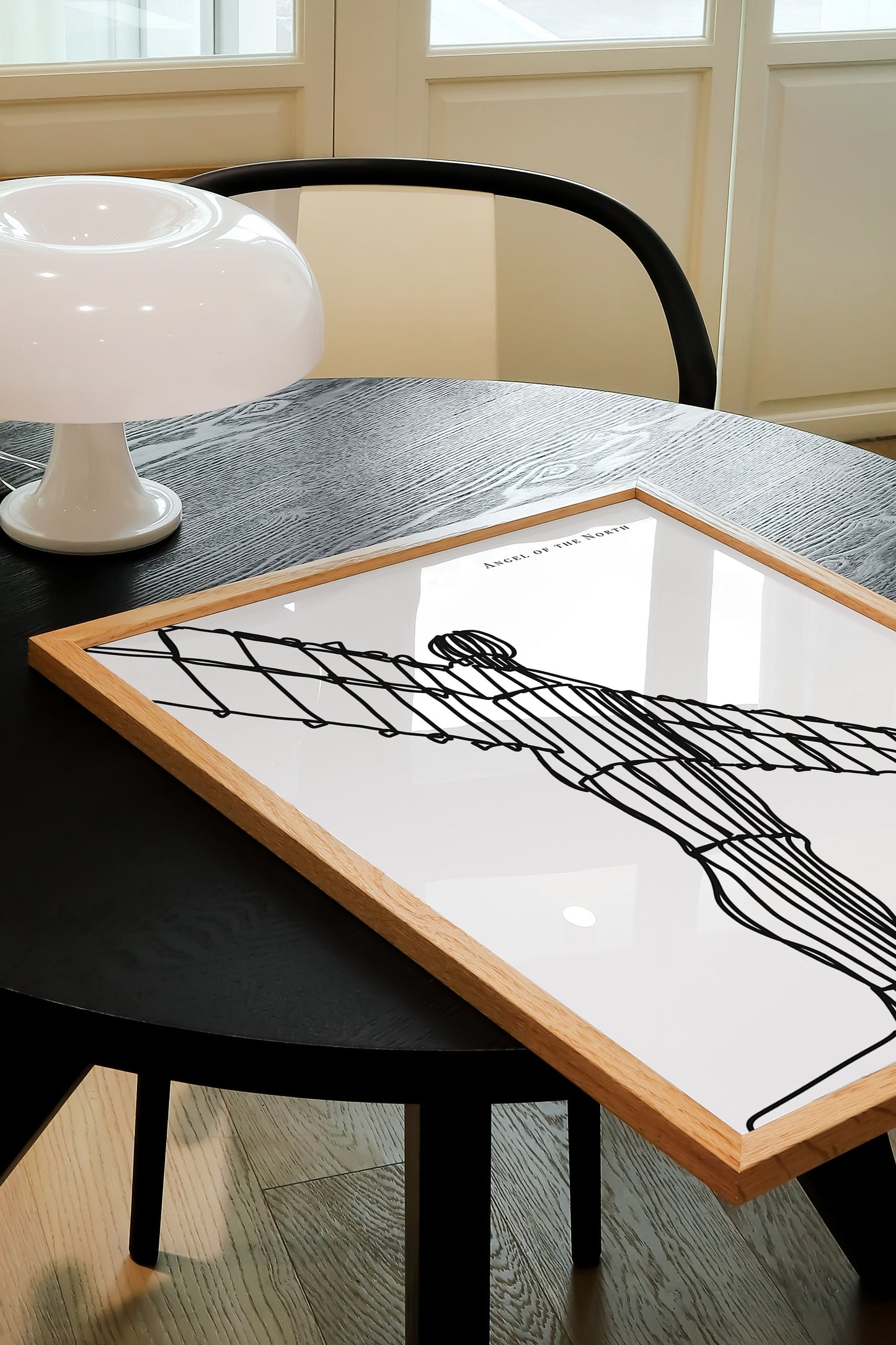 Newcastle Black and White Art Print