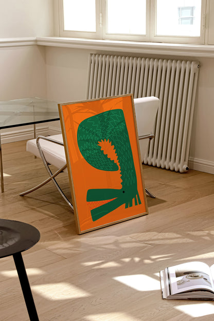 Crocodile Art Print