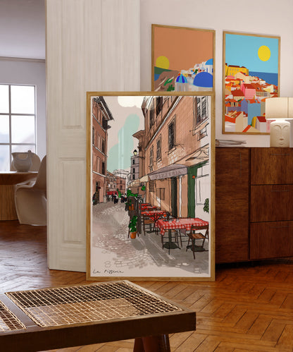 La Pizzeria Art Print