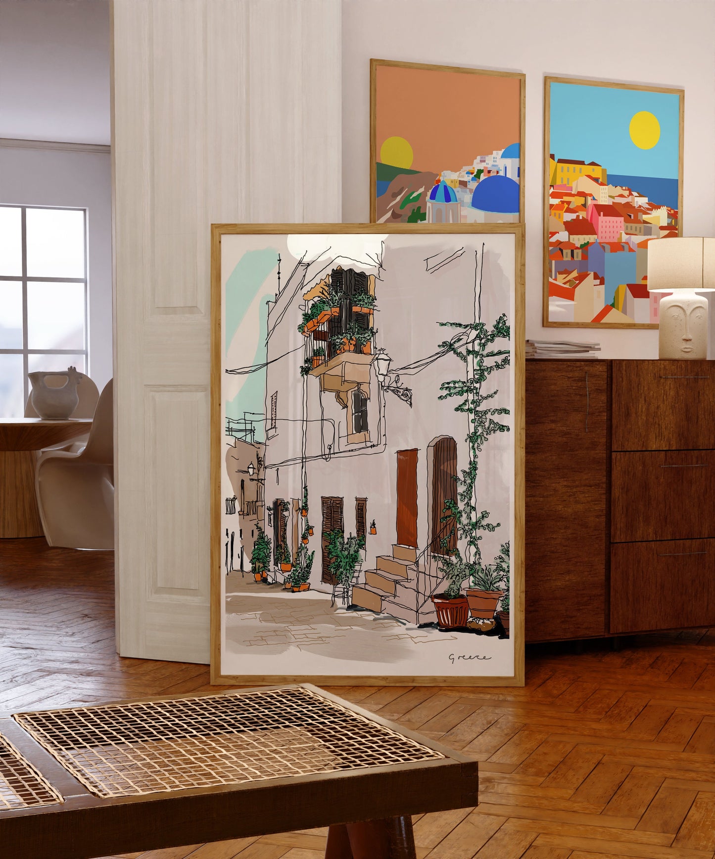 Greek House Art Print