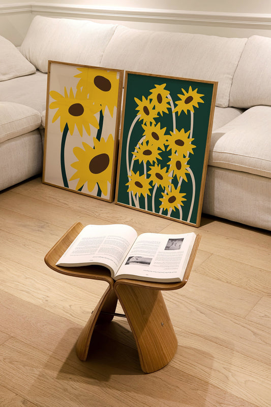 Sunflower Set of 2 Art Prints