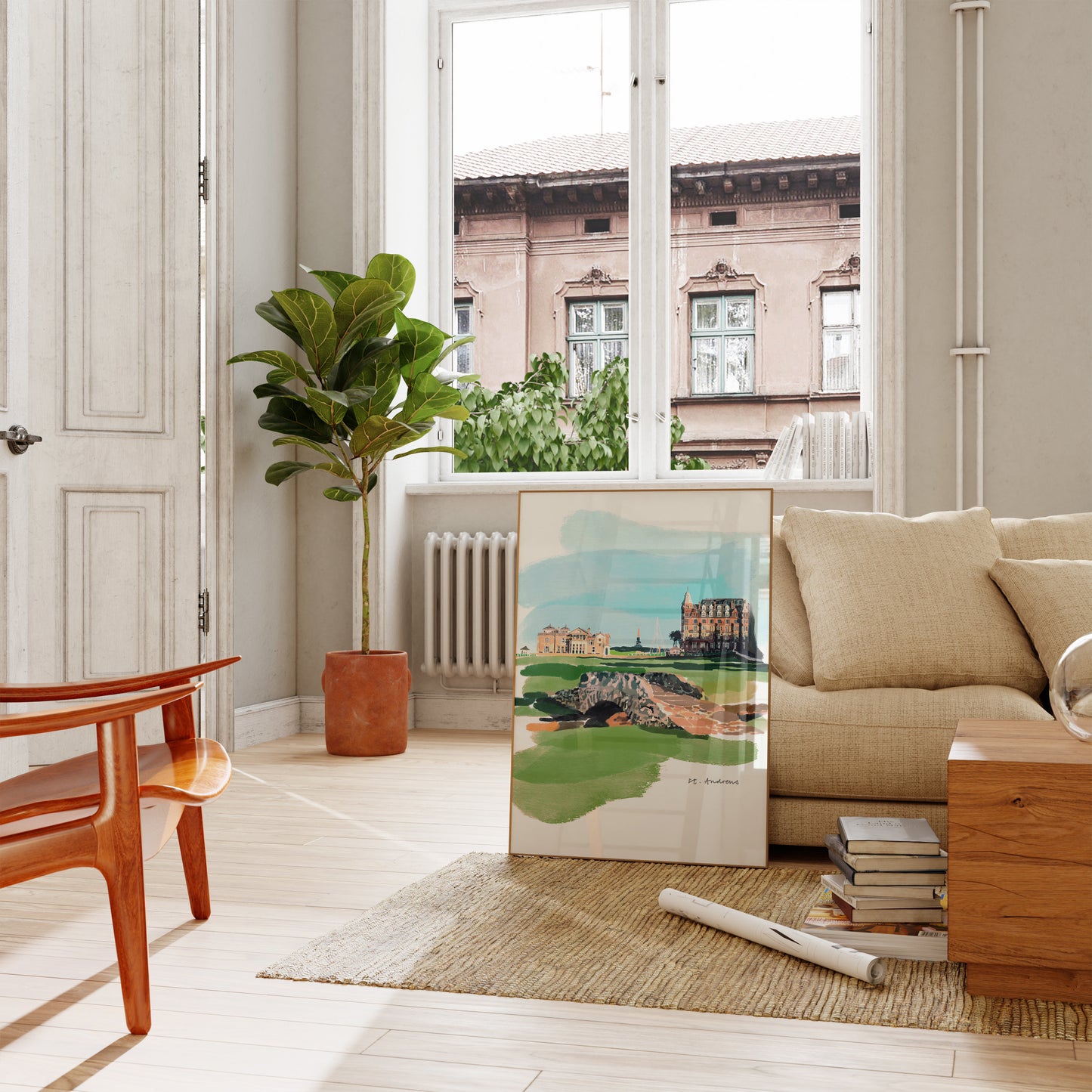 St Andrews Golf Art Print