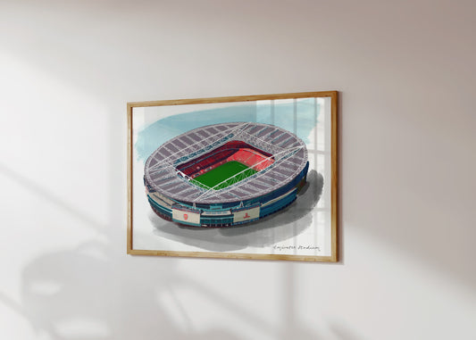 Emirates Stadium Art Print