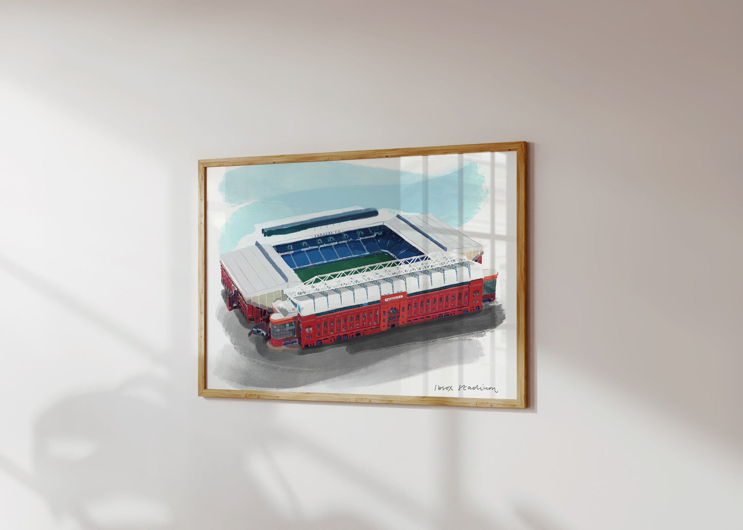 Ibrox Stadium Art Print