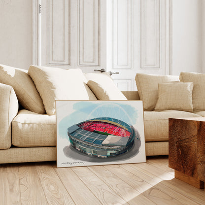 Wembley Stadium Art Print