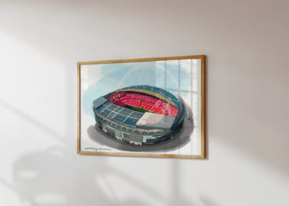 Wembley Stadium Art Print
