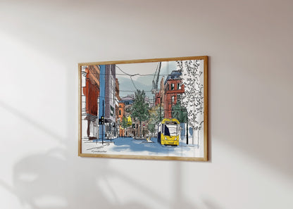 Manchester Art Print