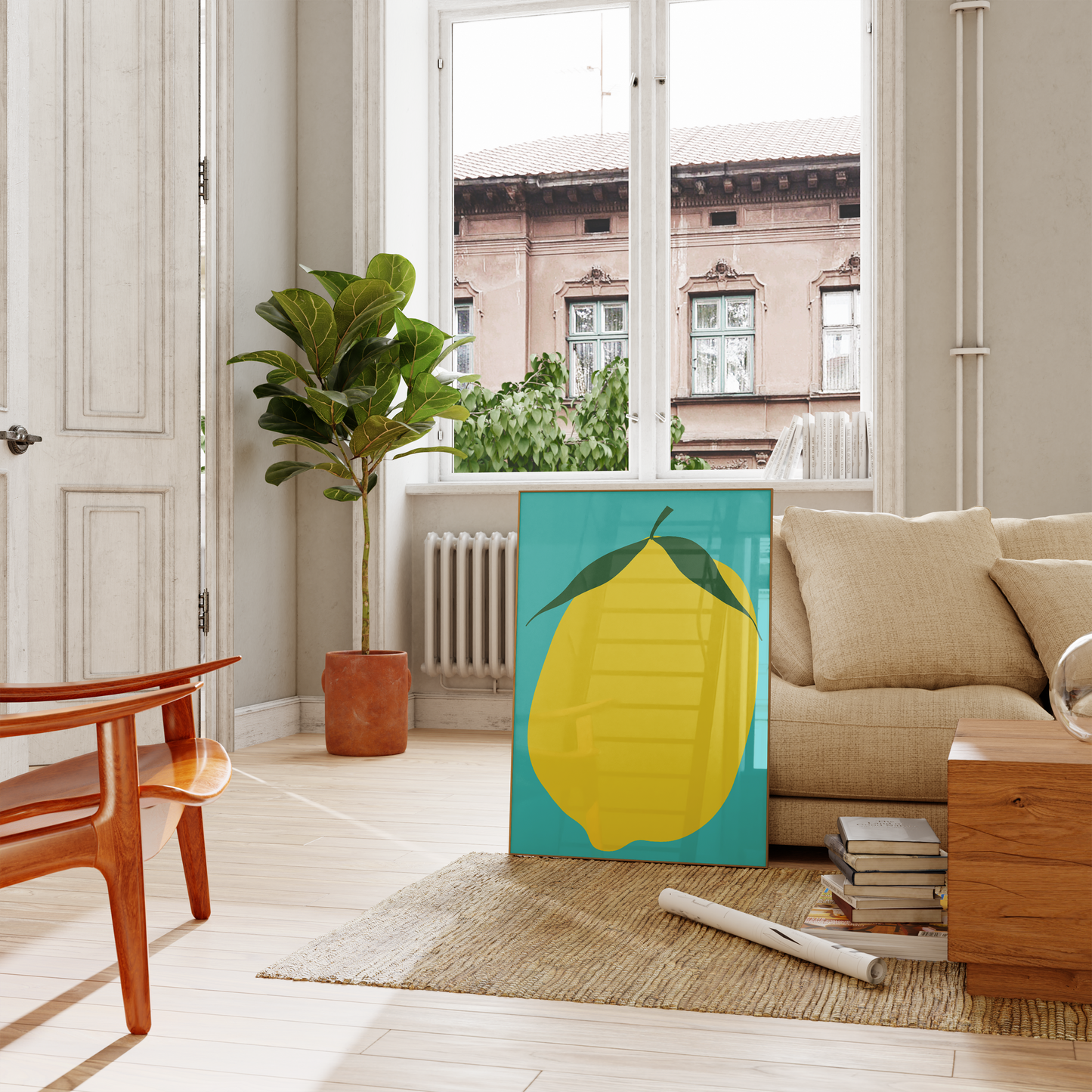 Giant Lemon Art Print